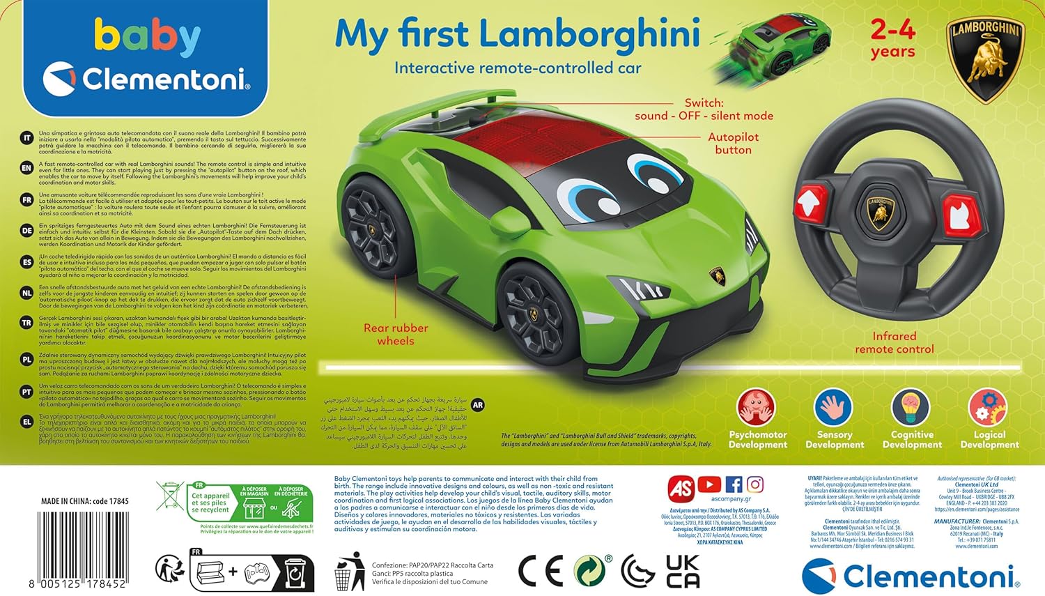 Baby Clementoni mi primer Lamborghini 17845 - imagen adicional